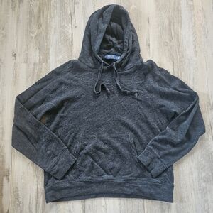 Polo by Ralph Lauren Mens Black Pullover Hoodie Large